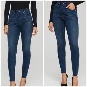 Good American Good Legs With Raw Chewed Hems in Blue 653 SZ 12/31